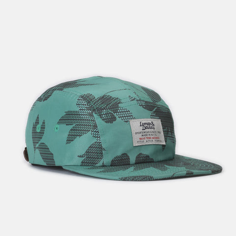 Our 5 panel is upgraded to a nylon tonal floral screen printed camper. W... click for more information