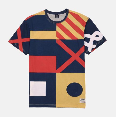 MoMA meets Montauk in this 200 GMS full bleed nautical flag print tee.10... click for more information