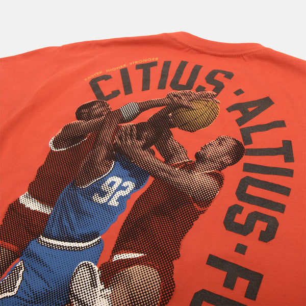 FASTER.HIGHER.STRONGER TEE! [RED]