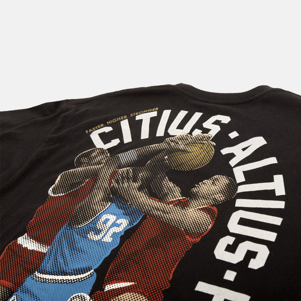 FASTER.HIGHER.STRONGER TEE! [BLACK]