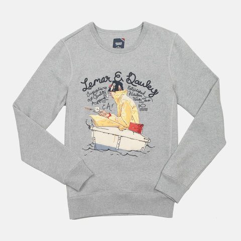 Inspired by a classic magazine illustrations, this lone fisherman was il... click for more information